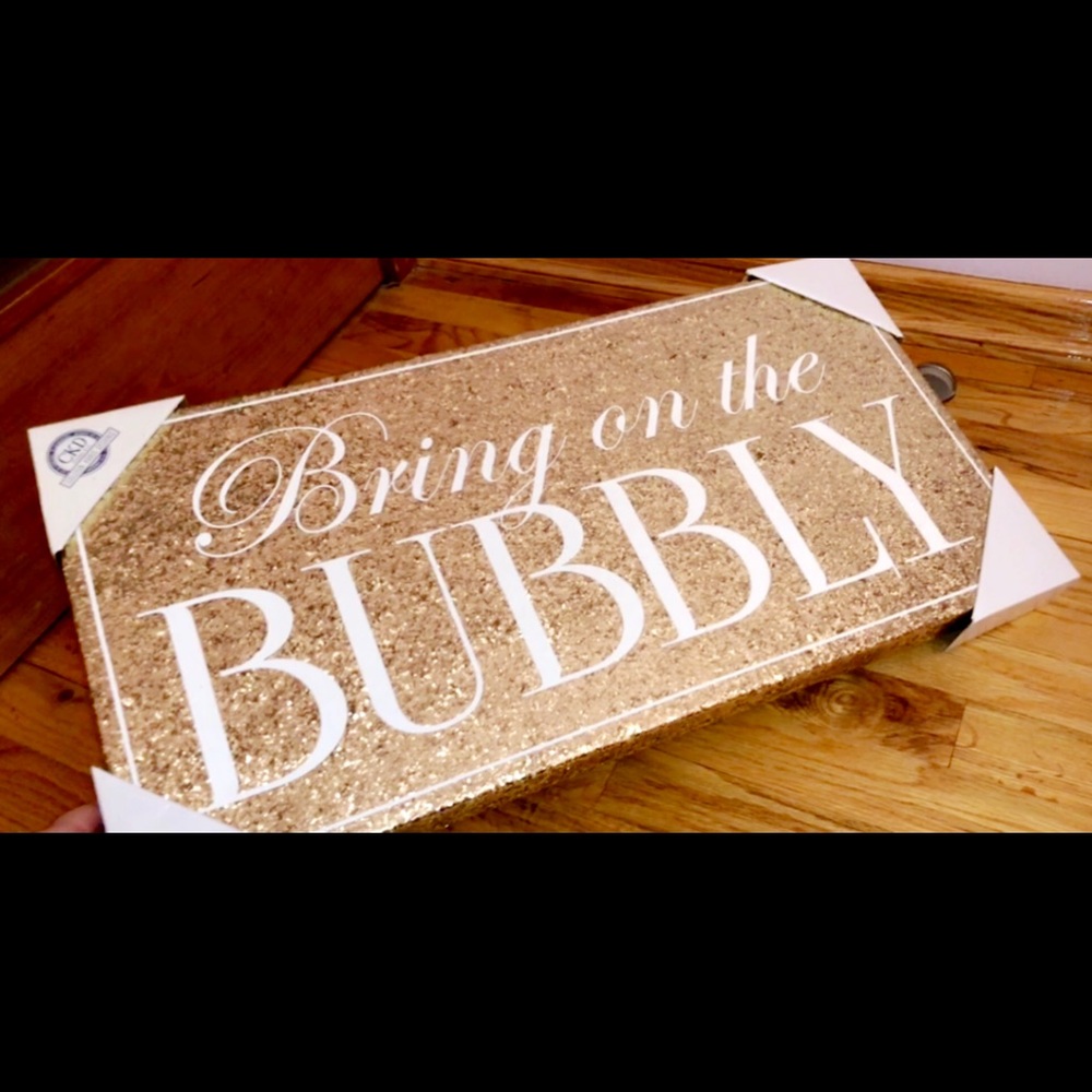 Bring on the Bubbly Mimosa Bridal Shower Sign
